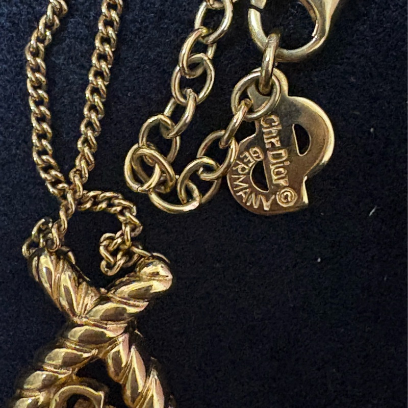 Christian Dior CD 繩圈項鍊-10