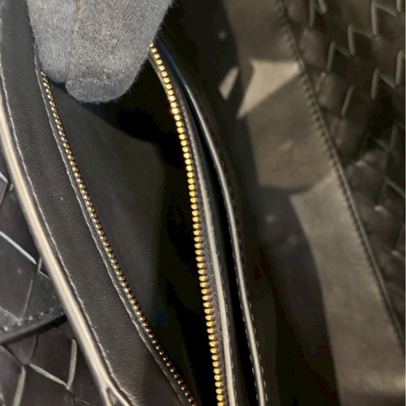 Bottega Veneta✨BV橫版Andiamo系列 Intrecciato編織磁釦手提包斜背包肩背包-4