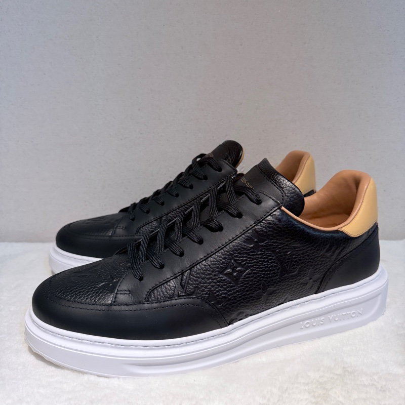 LOUIS VUITTON✨Beverly Hills 牛皮老花壓紋時尚板鞋 休閒鞋 有購證 男款 #9.5 #44-8