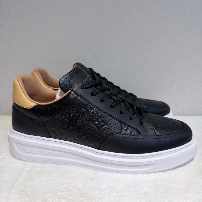 LOUIS VUITTON✨Beverly Hills 牛皮老花壓紋時尚板鞋 休閒鞋 有購證 男款 #9.5 #44-11