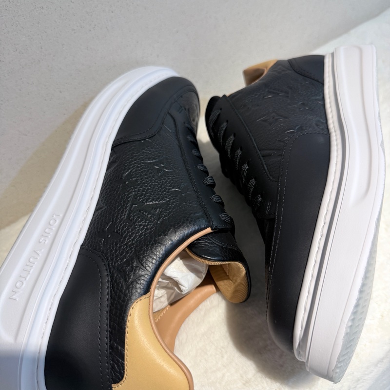 LOUIS VUITTON✨Beverly Hills 牛皮老花壓紋時尚板鞋 休閒鞋 有購證 男款 #9.5 #44-32