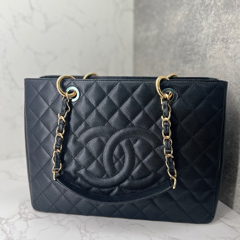 香緹國際精品 879 Chanel GST 荔枝牛 肩背包 #閒置 #膠膜未撕