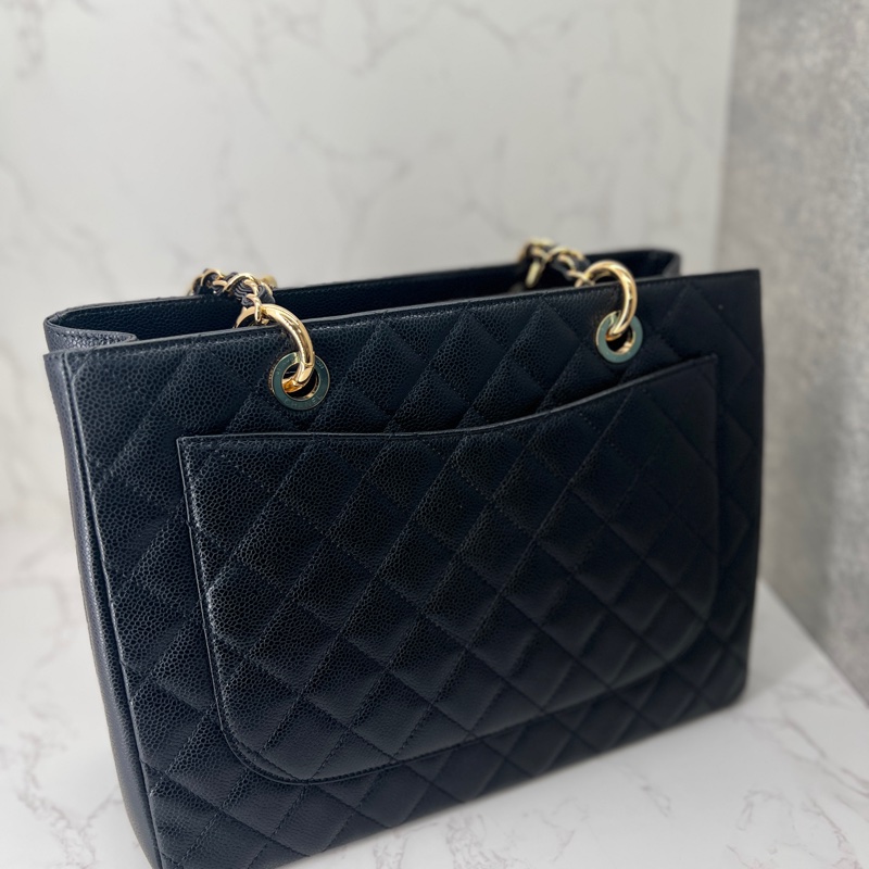 香緹國際精品 879 Chanel GST 荔枝牛 豆腐包 肩背包 #閒置 #膠膜未撕-5