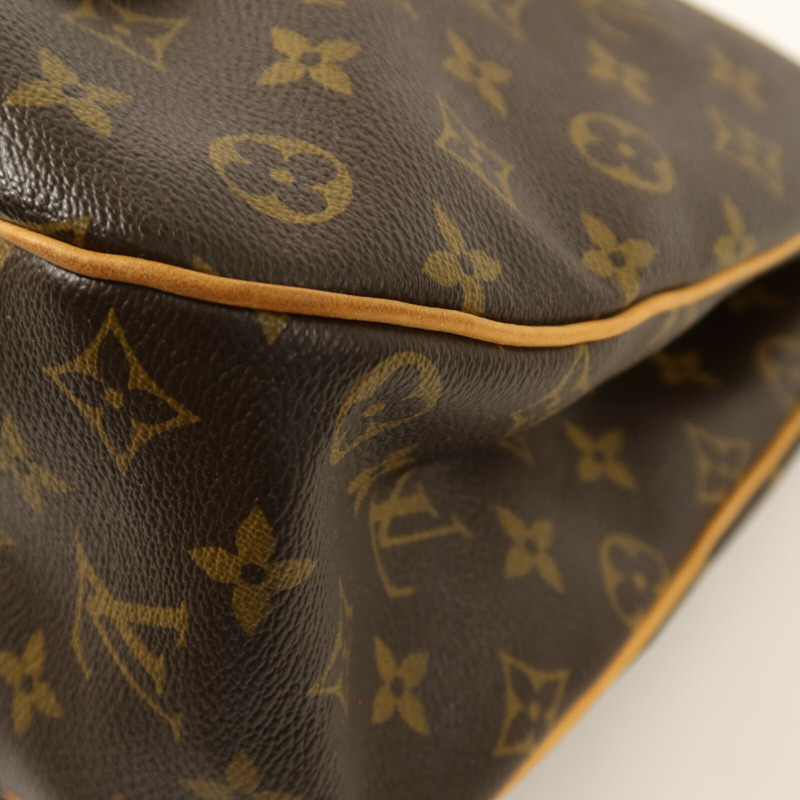 LOUIS VUITTON Monogram Galliera PM金扣肩背袋-11
