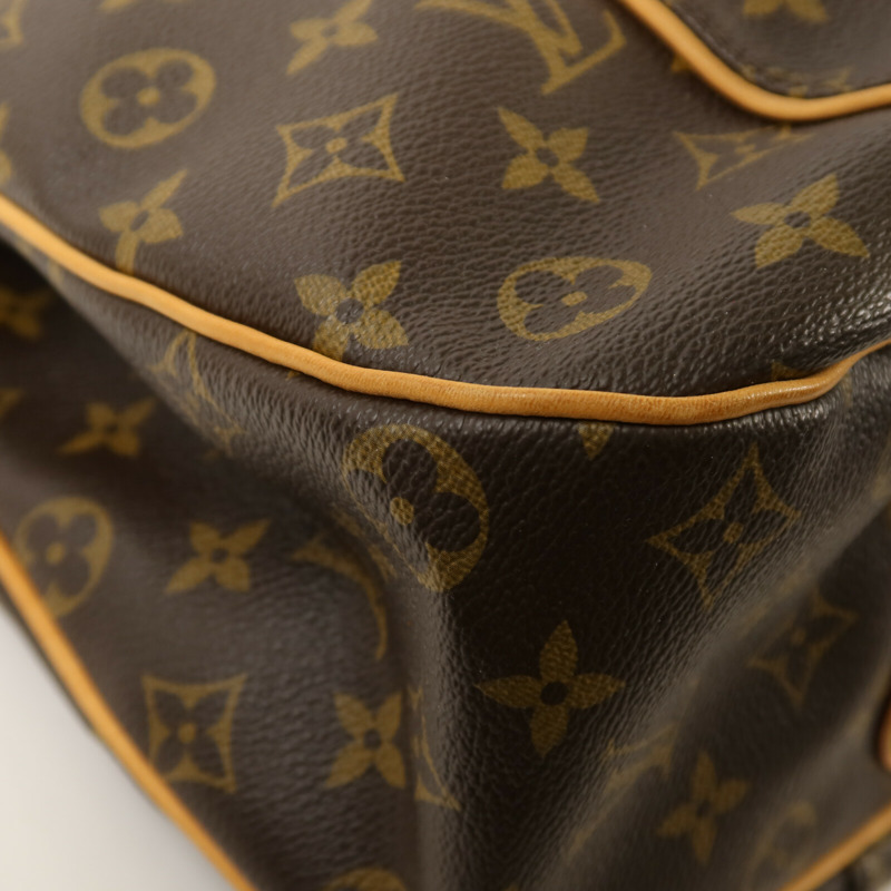 LOUIS VUITTON Monogram Galliera PM金扣肩背袋-12