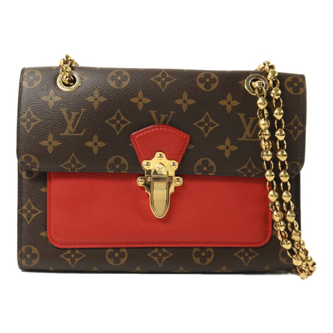 LOUIS VUITTON Monogram Victoire金扣鏈帶肩背袋