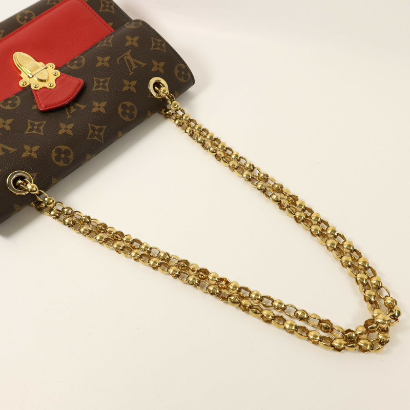 LOUIS VUITTON Monogram Victoire金扣鏈帶肩背袋-8