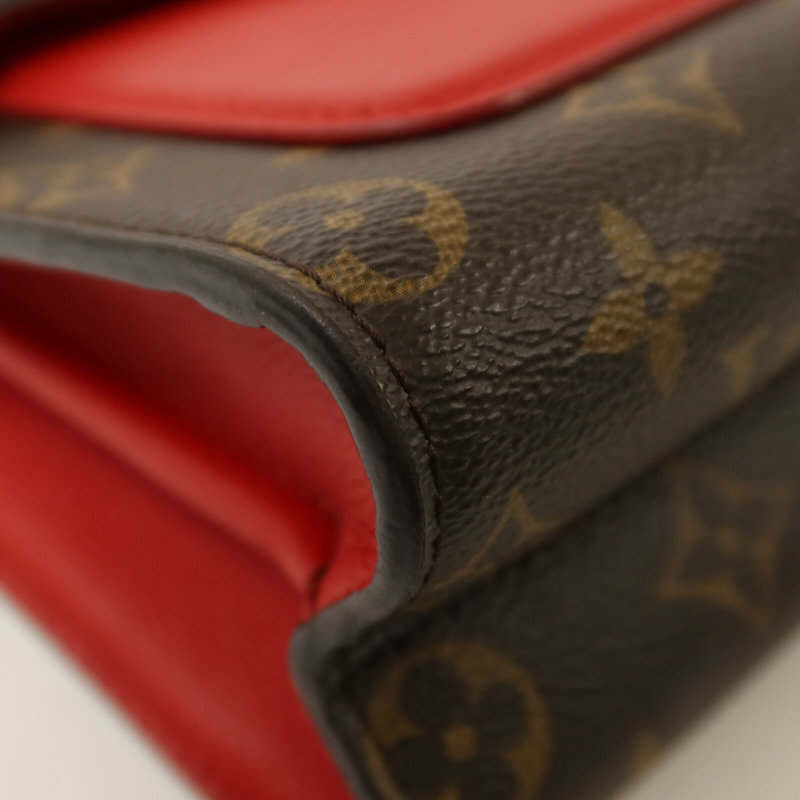 LOUIS VUITTON Monogram Victoire金扣鏈帶肩背袋-10