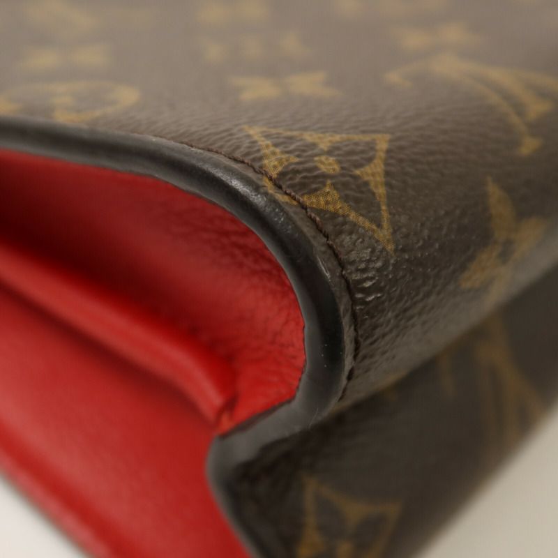 LOUIS VUITTON Monogram Victoire金扣鏈帶肩背袋-12