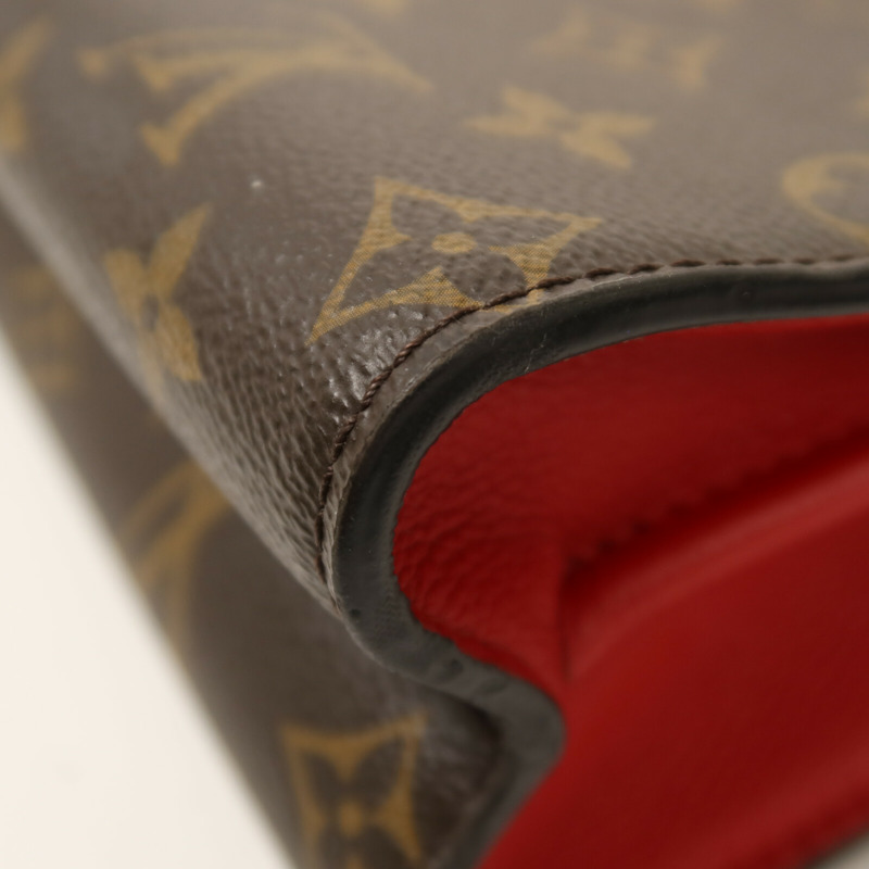 LOUIS VUITTON Monogram Victoire金扣鏈帶肩背袋-13