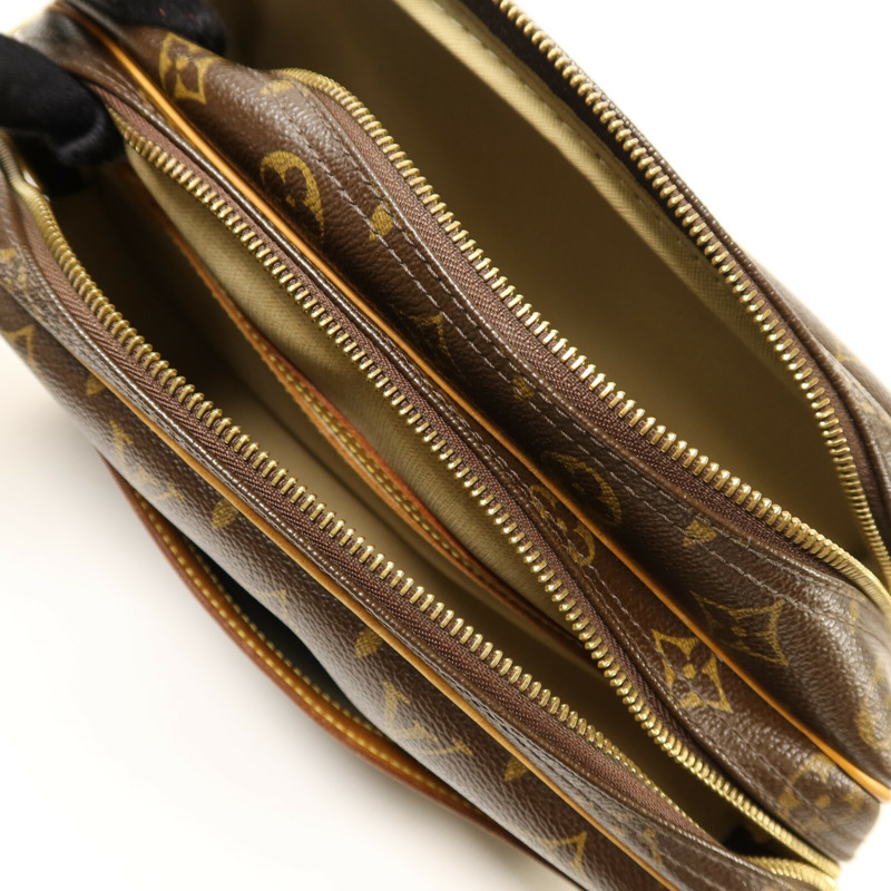 LOUIS VUITTON Monogram Reporter PM金扣肩背袋-4