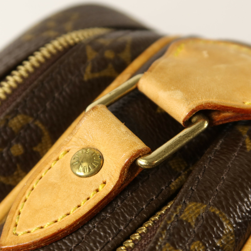 LOUIS VUITTON Monogram Reporter PM金扣肩背袋-8