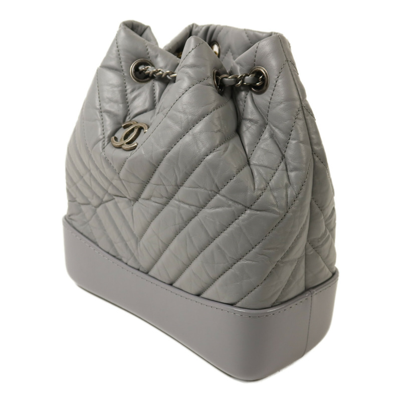 CHANEL 牛皮皮革Gabrielle BackPack鏈帶背包-2