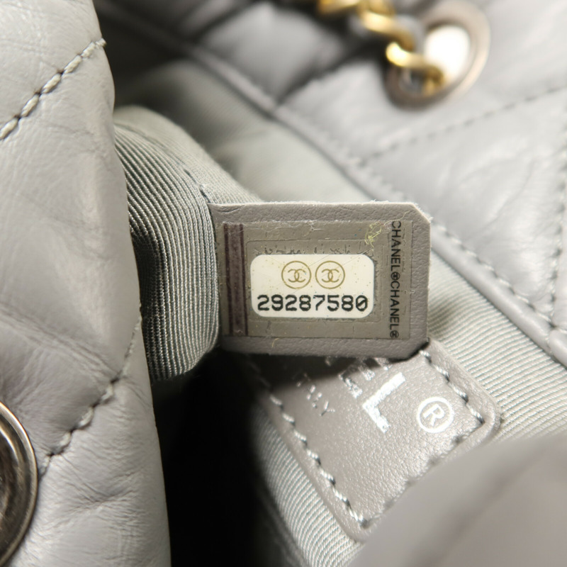 CHANEL 牛皮皮革Gabrielle BackPack鏈帶背包-6