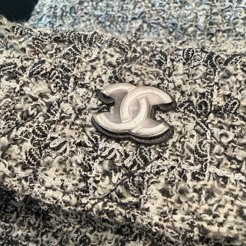 Chanel✨2024 粗花呢雙肩包mini小書包-10