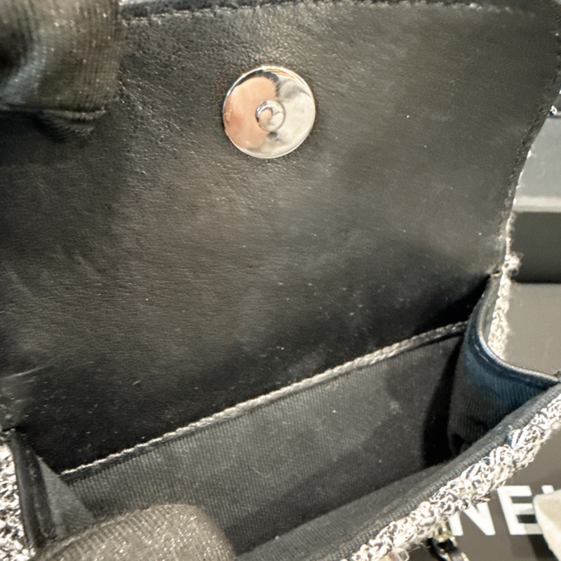 Chanel✨2024 粗花呢雙肩包mini小書包-19