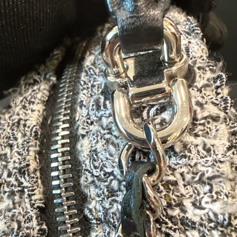 Chanel✨2024 粗花呢雙肩包mini小書包-22