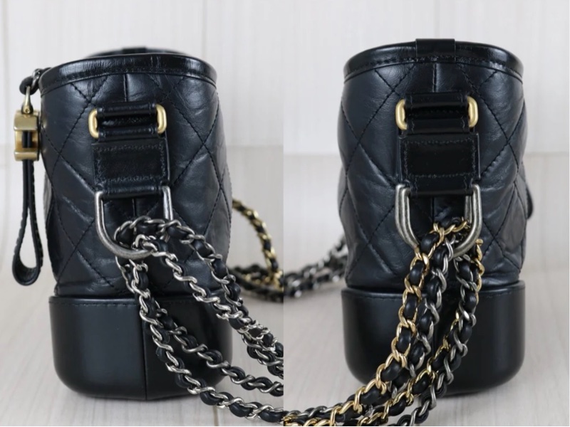 「JL精品代購」9新 Chanel 香奈兒 黑流浪包-5