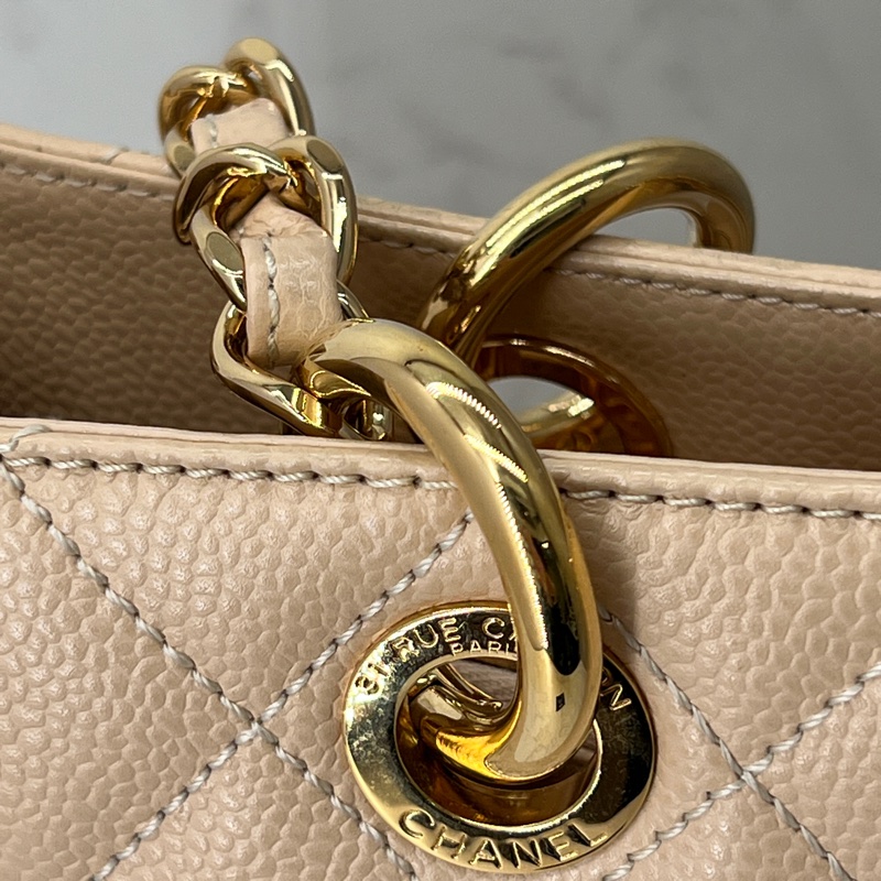 香緹國際精品 877 Chanel GST 豆腐包 裸色超質感 包況好-2