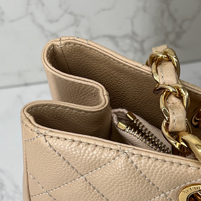 香緹國際精品 877 Chanel GST 豆腐包 裸色超質感 包況好-4