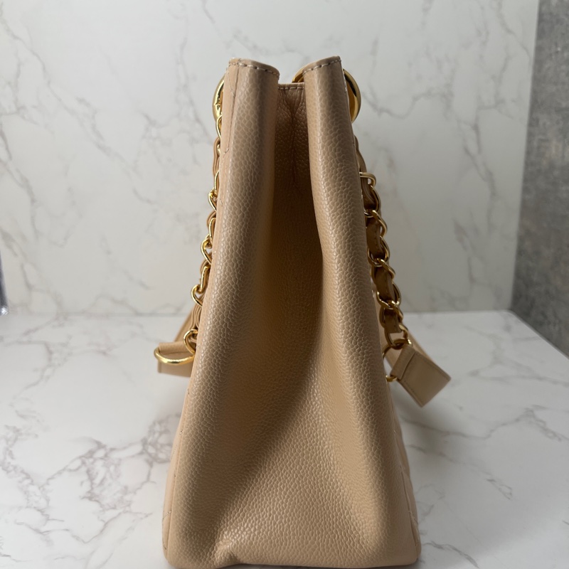 香緹國際精品 877 Chanel GST 豆腐包 裸色超質感 包況好-5