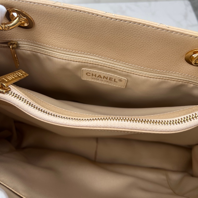 香緹國際精品 877 Chanel GST 豆腐包 裸色超質感 包況好-13