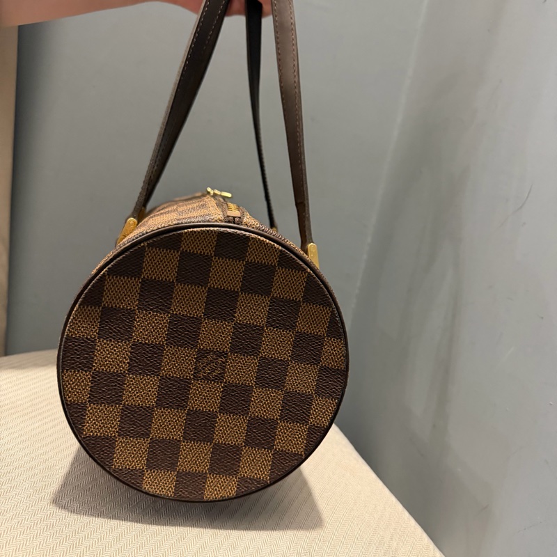 Louis Vuitton LV 棋盤格 巴比龍 圓筒包 肩背包  手提包-4