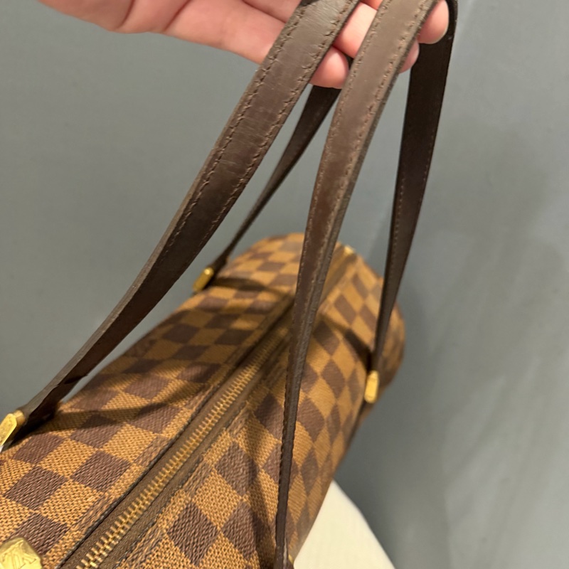 Louis Vuitton LV 棋盤格 巴比龍 圓筒包 肩背包  手提包-6