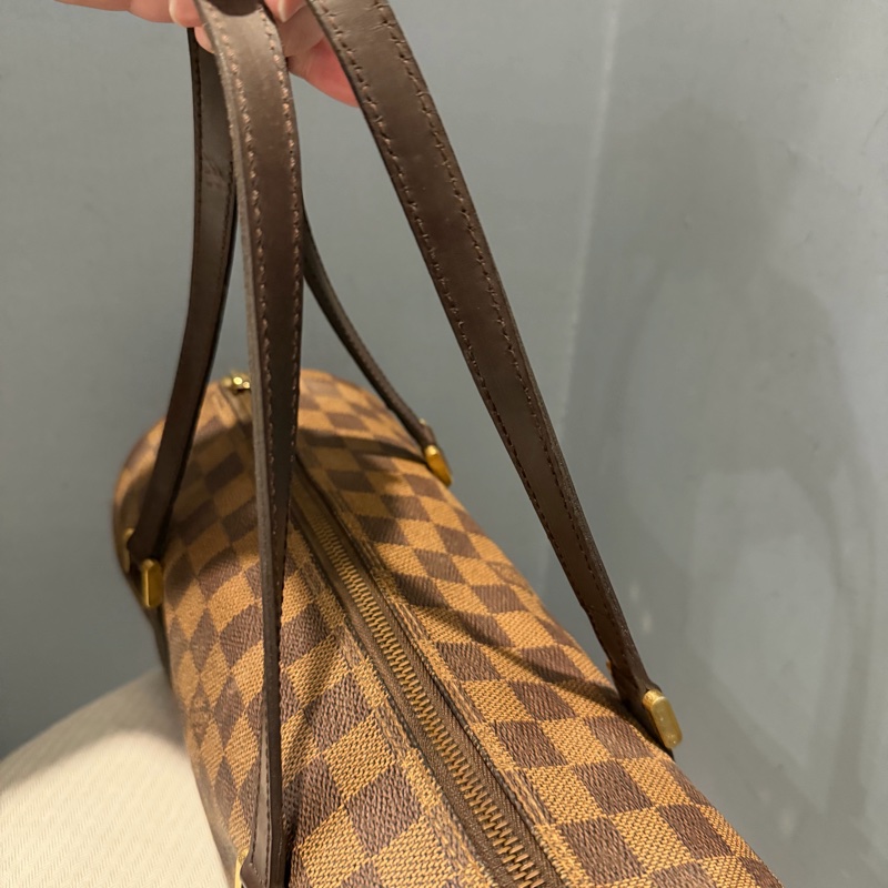 Louis Vuitton LV 棋盤格 巴比龍 圓筒包 肩背包  手提包-7