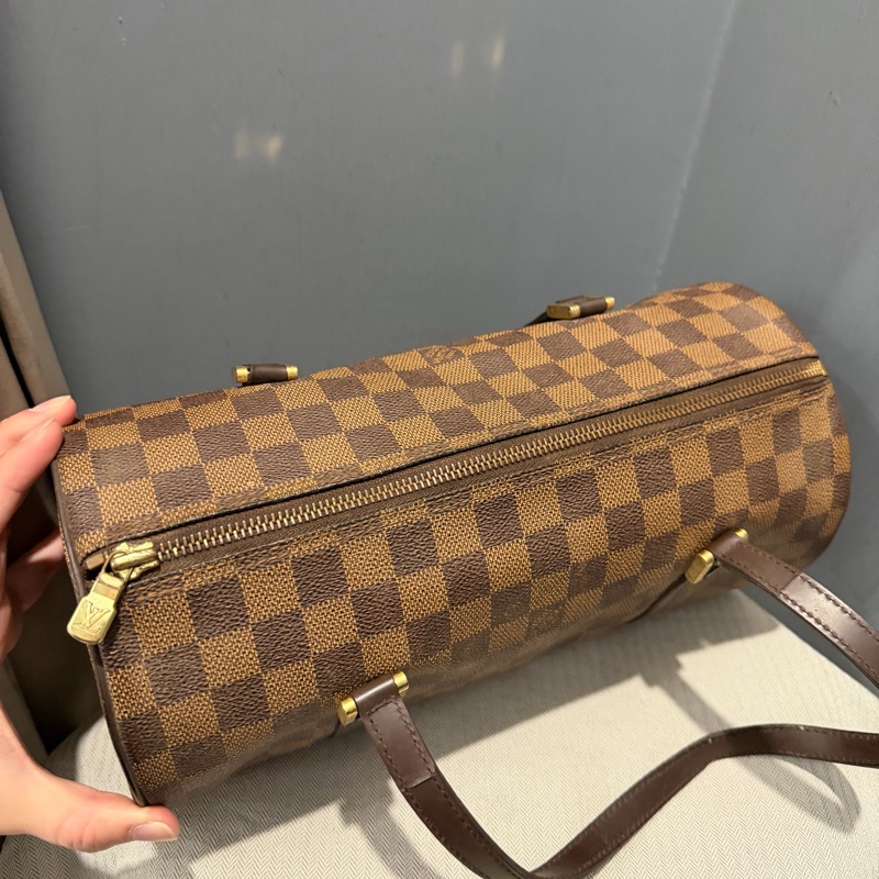 Louis Vuitton LV 棋盤格 巴比龍 圓筒包 肩背包  手提包-11