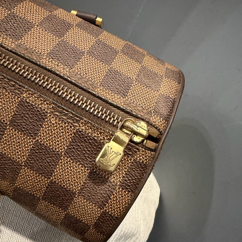 Louis Vuitton LV 棋盤格 巴比龍 圓筒包 肩背包  手提包-16