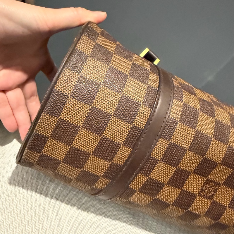 Louis Vuitton LV 棋盤格 巴比龍 圓筒包 肩背包  手提包-19