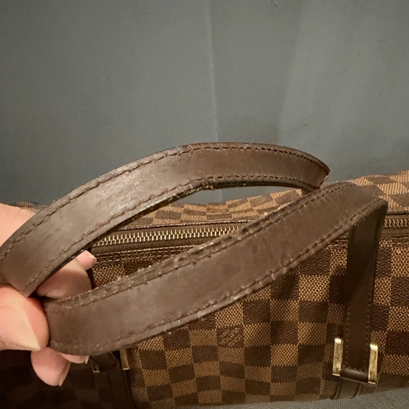 Louis Vuitton LV 棋盤格 巴比龍 圓筒包 肩背包  手提包-34