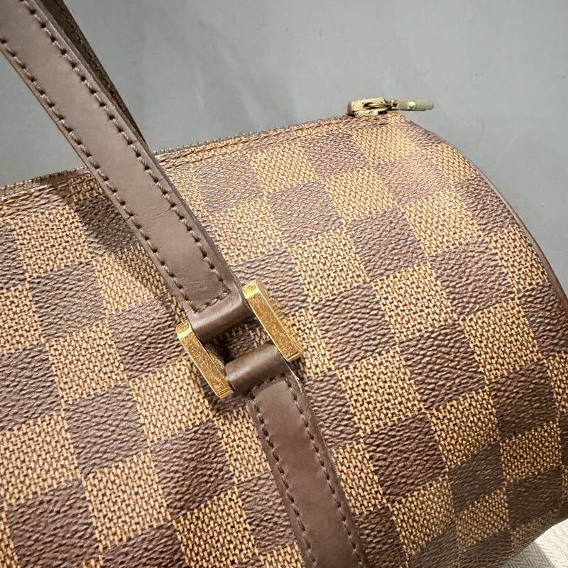 Louis Vuitton LV 棋盤格 巴比龍 圓筒包 肩背包  手提包-40