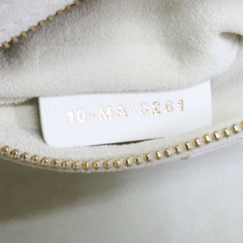 米白色 羊皮 Lady Dior Small 兩用包 情人節限定【Dior 迪奧 】 M0538ONGH-9