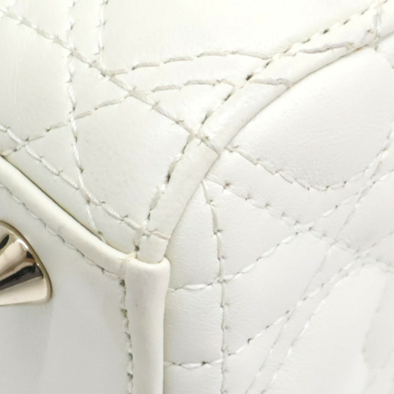 米白色 羊皮 Lady Dior Small 兩用包 情人節限定【Dior 迪奧 】 M0538ONGH-13