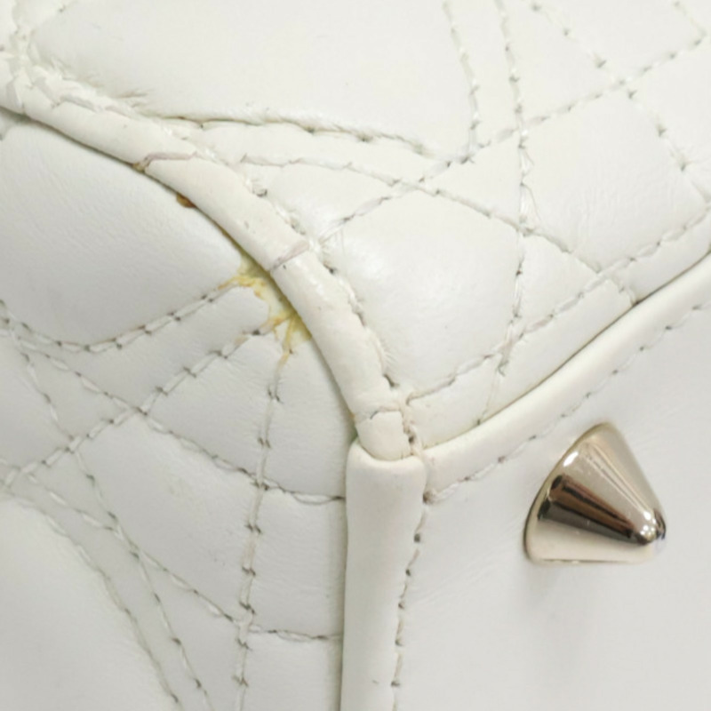 米白色 羊皮 Lady Dior Small 兩用包 情人節限定【Dior 迪奧 】 M0538ONGH-14