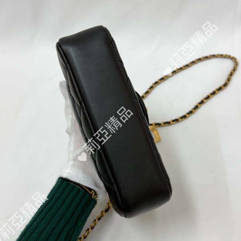 莉亞精品♡Chanel 愛心鏈條包 二手美包-5