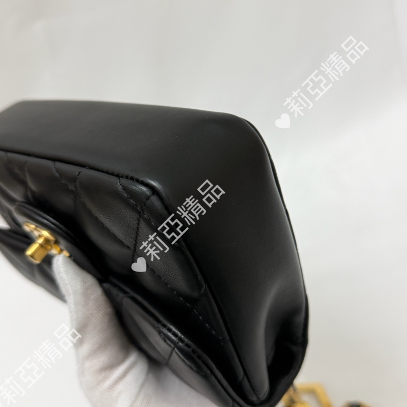 莉亞精品♡Chanel 愛心鏈條包 二手美包-8