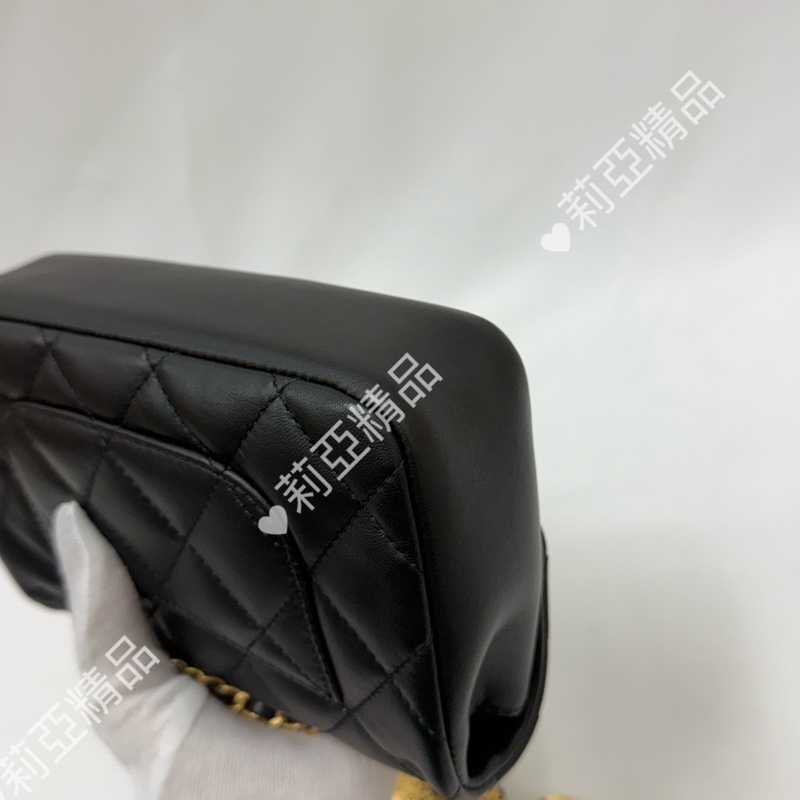 莉亞精品♡Chanel 愛心鏈條包 二手美包-10