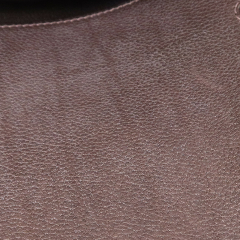 HERMES Barenia皮革Kelly Messenger GM銀扣肩背袋Rouge H-14