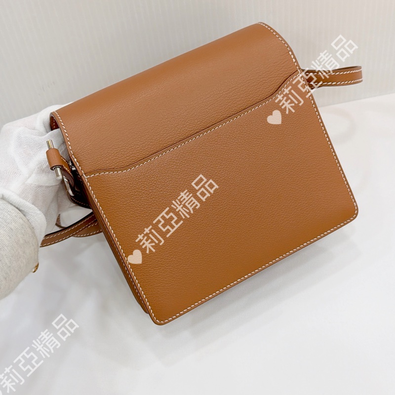 莉亞精品♡ Hermes mini Roulis金棕銀 B刻 99新-3