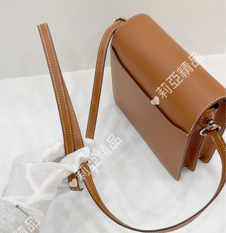 莉亞精品♡ Hermes mini Roulis金棕銀 B刻 99新-10