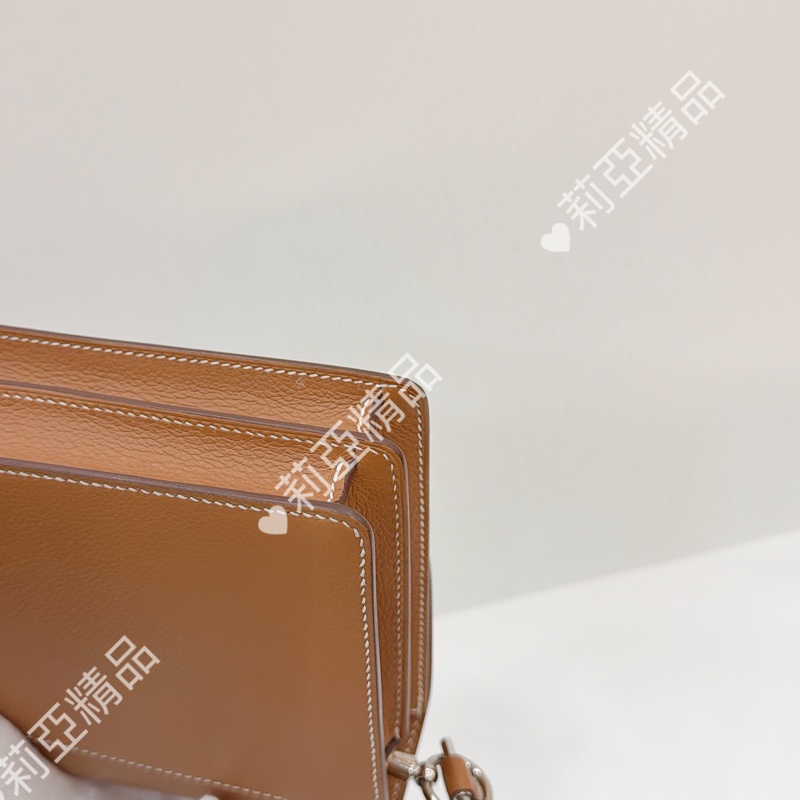 莉亞精品♡ Hermes mini Roulis金棕銀 B刻 99新-13