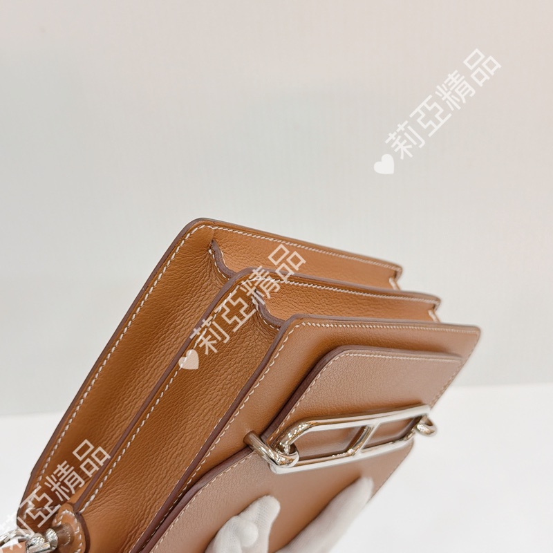 莉亞精品♡ Hermes mini Roulis金棕銀 B刻 99新-14