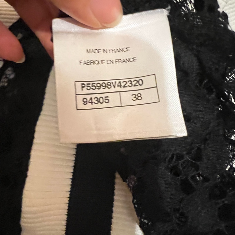 Chanel蕾絲上衣38碼-2