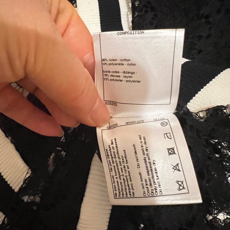 Chanel蕾絲上衣38碼-4