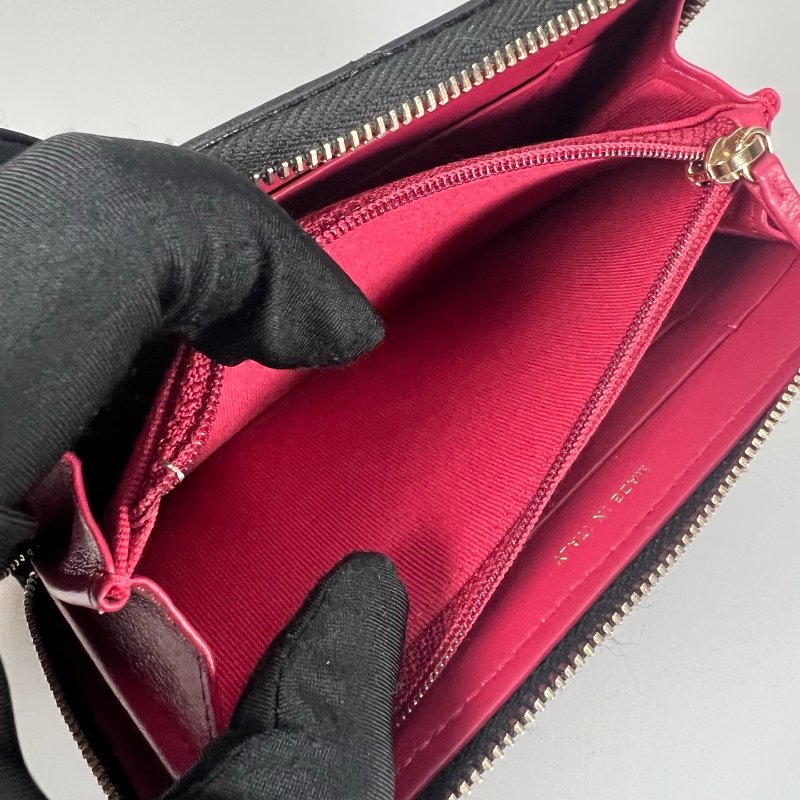 CHANEL 19ㄇ拉中夾 黑羊皮 晶片款-6