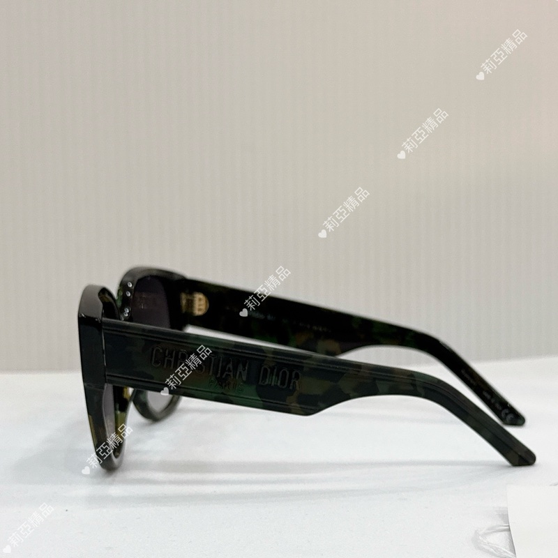 莉亞精品♡ Dior 27C1 綠琥珀墨鏡 二手-3