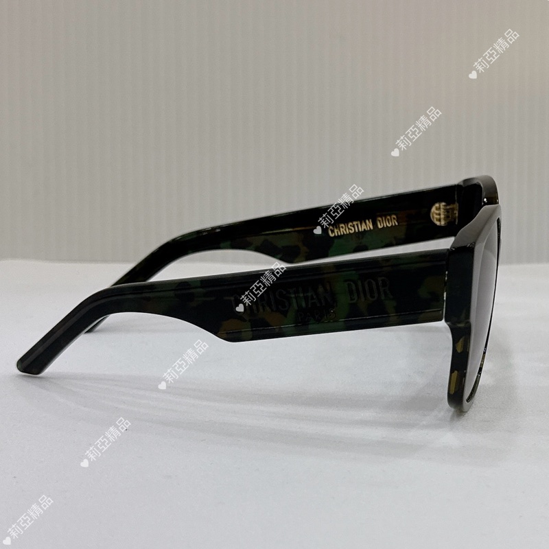 莉亞精品♡ Dior 27C1 綠琥珀墨鏡 二手-4